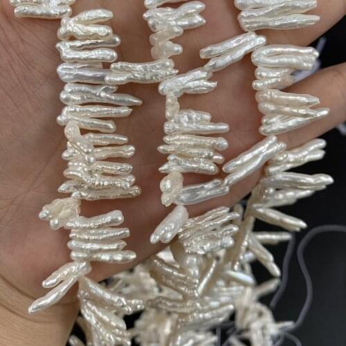 Fine AAA Natural Freshwater Baroque Irregular Beads DIY Charm Jewelry Making Necklace Bracelet Earrings Gift fo Women 36cm