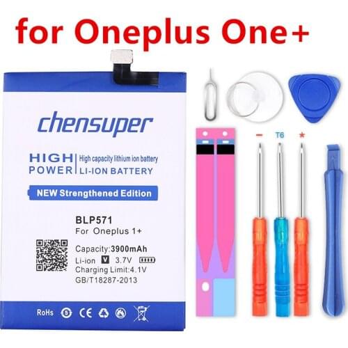 Chensuper One Plus Replacement Battery For OnePlus 5 5T 3 3T 2 1 1+ BLP571 BLP597 BLP613 BLP633 BLP637 Retail Package Free Tools