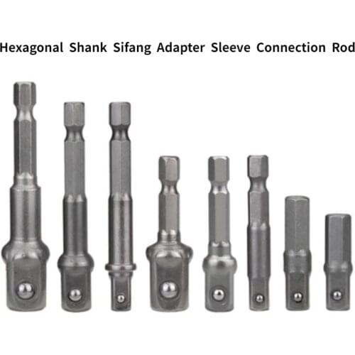 Hexagonal Shank Sifang Adapter Sleeve Connection Rod/1/4, 3/8, 1/2 of Wind Electric Socket Connection Rod/Socket Connection Rod