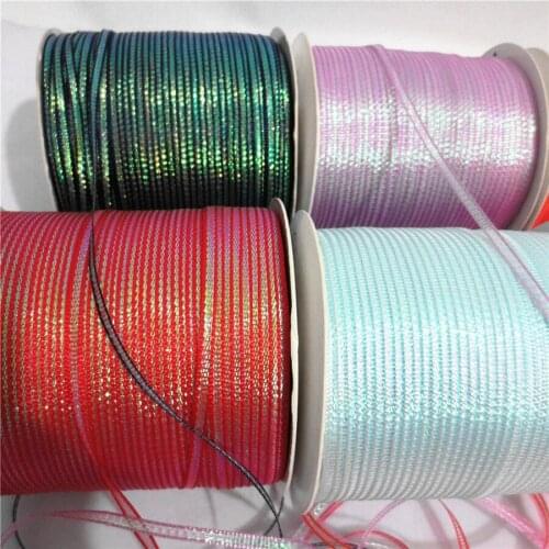 3.5mm Thick Edge Bright Color Yarn Magic Ribbon DIY Bow Clothing Accessories Wedding Home Textile Color Onion Ribbon 433