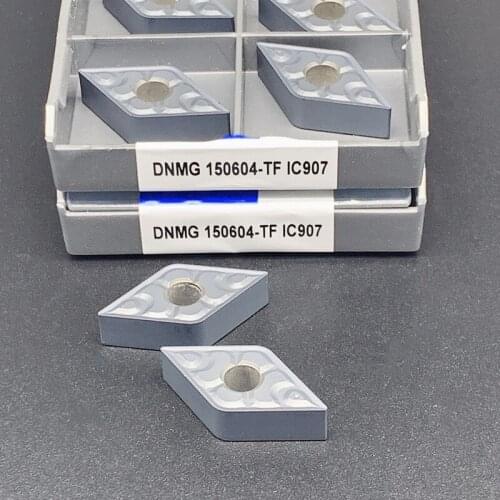 10PCS DNMG150604/08 TF IC907/IC908 External Turning Tools Carbide insert Lathe Tools turning insert cnc tool parts