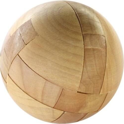 2018 Wooden Intelligence Toy Chinese Brain Teaser Game 3D IQ Puzzle for Kids Adults