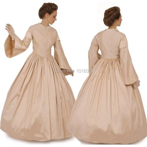 Tailored!Luxs 19 century`Retro Victorian dresses Civil War dress Cosplay Vintage Costumes Renaissance Revolutionary dress HL-143