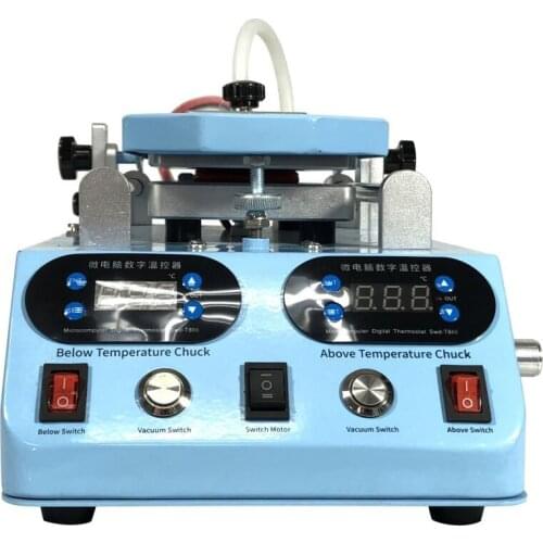 3 In 1 LCD Touch Screen Automatic Frame Heating Separator Machine For Flat Curved Screen Glass Middle Frame Screen Repair Tools
