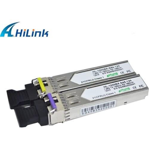 Free Shipping! 120KM Singel fiber Easy Compatible 1490/1550nm 1.25G BIDI SFP WDM SFP LC Connector DDM