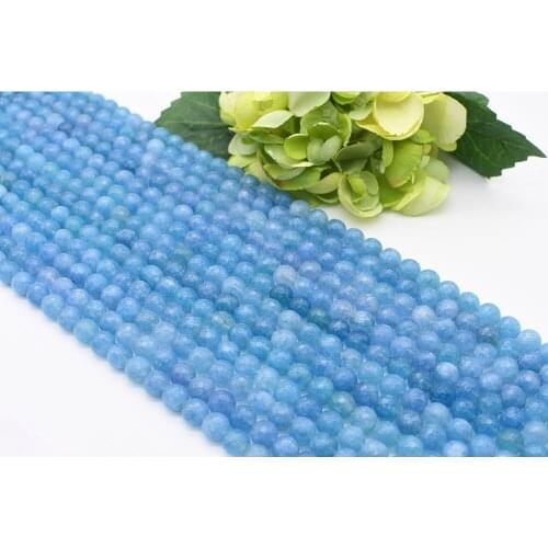 6-12mm Natural Faceted Amazonite Round stone beads For DIY Bracelet Necklace Jewelry Making Strand 15"