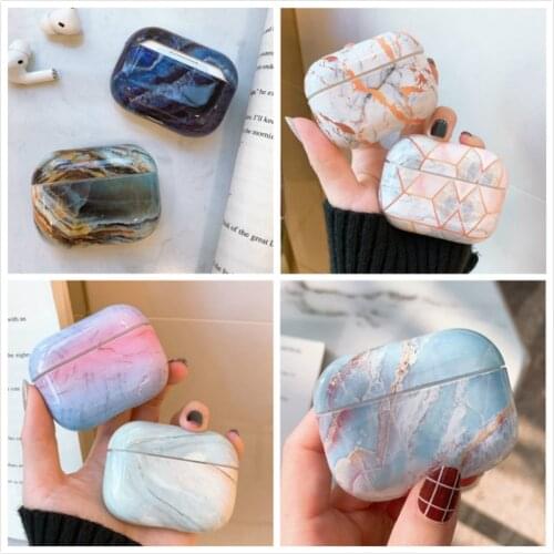 Earphone Case For Apple Airpods Pro Case Marble Cartoon Silicone Cover For Apple Air Pods Pro 3 Headphone Earpods Charging Box