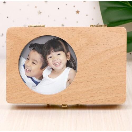 Baby Teeth Box Locket GIRLS Boy Growing Permanent Teeth Storage Box Baby Lanugo Save Mounted Children Teeth Collection Box