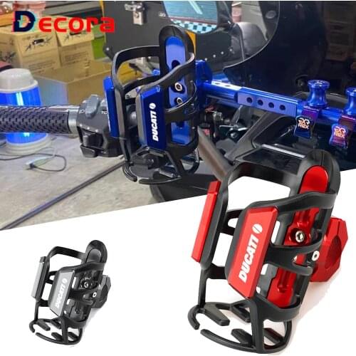 For DUCATI MONSTER 600 620 848 696 796 1200 1100 SCRAMBLER 400 800 Panigale V4 S V4R 1199 959 899 Water Bottle Drink Cup Holder