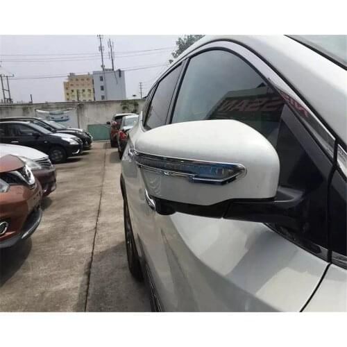 For Nissan Qashqai J11 2014 2015 2016 2017 2018 2019 ABS Chrome Car Side Door Rearview Mirror Cover Trim Mirrors Strips Sticker