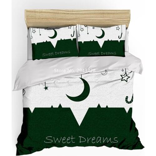 Home Textile Good Dream Warm Series Pattern Comfortable Duvet Bed Cover Pillowcase Bedding Adult Children Bedroom Decoration