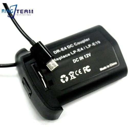LP-E4/E19 Dummy Battery DR-E4 To Type-C For Canon Camera EOS 1D CX MarkIII IV
