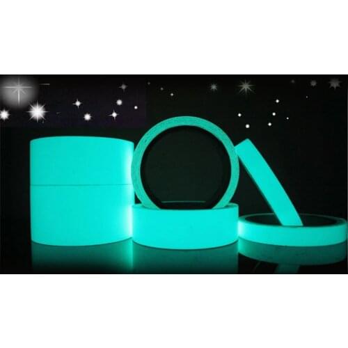 Self-adhesive Warning Tape Home Decoration Luminous Tapes Roll Luminous Tap Night Vision Glow In Dark Safety Security drop