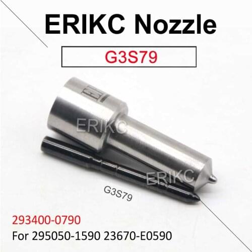 ERIKC 293400-0790 Common Rail fuel injector nozzle G3S79 for 295050-1590 23670-E0590