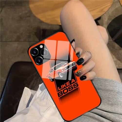 Like a Boss Phone Case Glass Phone Case For iphone 12 11 Pro Max XS XR X 8 7 Plus SE2 Case