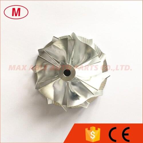 TD04HL 20T Upgrade 50.00/61.01mm 6+6 blades Forward Turbo Billet Compressor wheel /Aluminum 2618/Milling compressor wheel