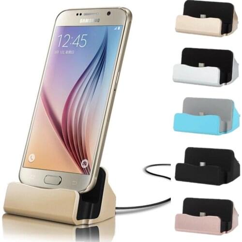 Type-C USB Charging Dock Station Desktop USB-C Charger Stand for Xiaomi Redmi Note 9 Pro Huawei P40 Samsung Galaxy S10 Plus