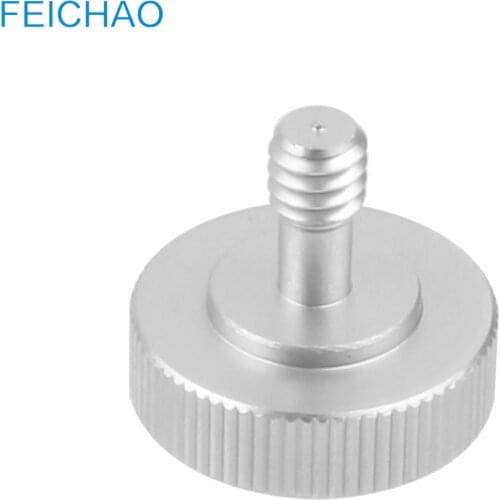 1x 1/4" Male to 1/4 Female Socket Screw Adapter Thumb Knob 20mm Aluminum for Tripod Cameras Stand Flash LED Bracket Accessories