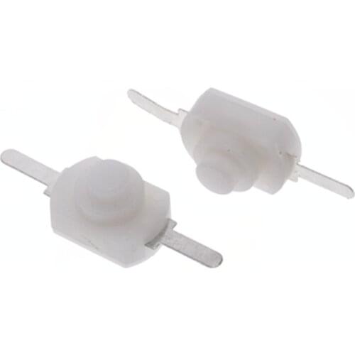 10pcs 12*8MM DC 30V 1A White On Off Mini Push Button Switch 1208YD Self Locking