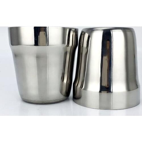 180ml Modern Stainless Steel Cups Pint Cup Coffee Beer Mug Kids Tumbler 4pcs