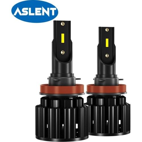 2PCS H4 H7 LED Car Headlight Bulbs ZES 1860 Chips 55W 16000Lm 6500K White H1 H3 H11 9005 9006 HB3 HB4 Auto Fog Lights 9V to 36V