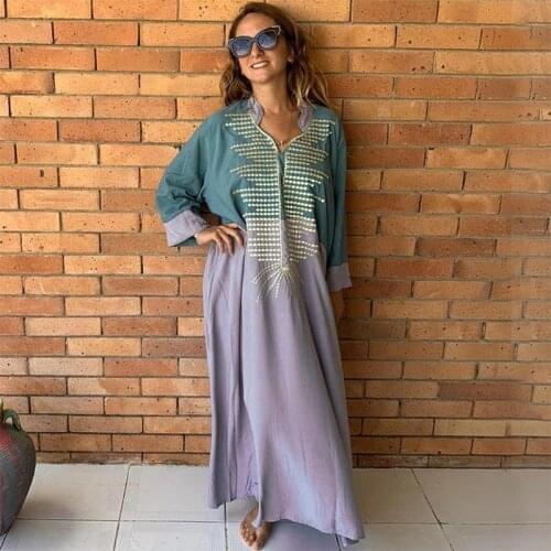 2020 Quick-drying Beach Dress caftan dress Sexy Cover-Up Boho Bikini Swimwear Tunic Swimsuit Bathing Suit Cover Ups Q1220