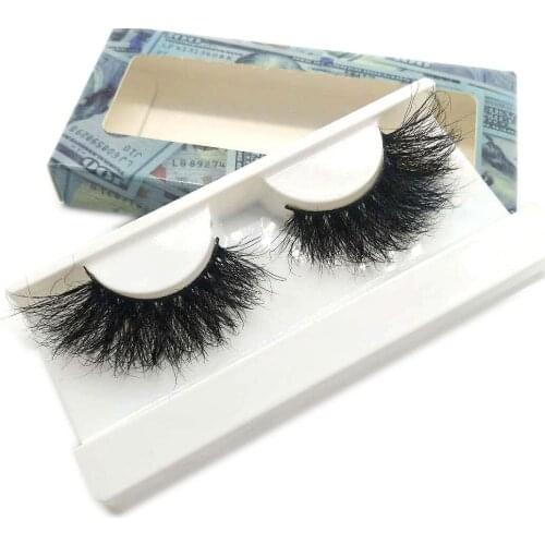 25mm Mink Eyelashes Dramatic Long Natural Lashes Handmade 25 mm 6d Mink Lashes Make Up Vendors Fake Eyelashes