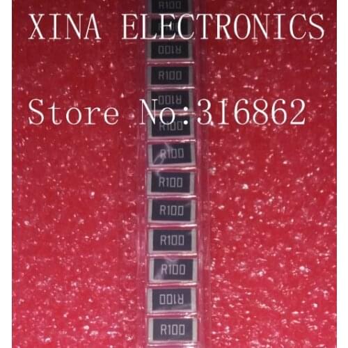2512-0.1R 2512-R100 100MR 0.1ohm smd resisto-r 5% 100pcs/LOT Free shipping