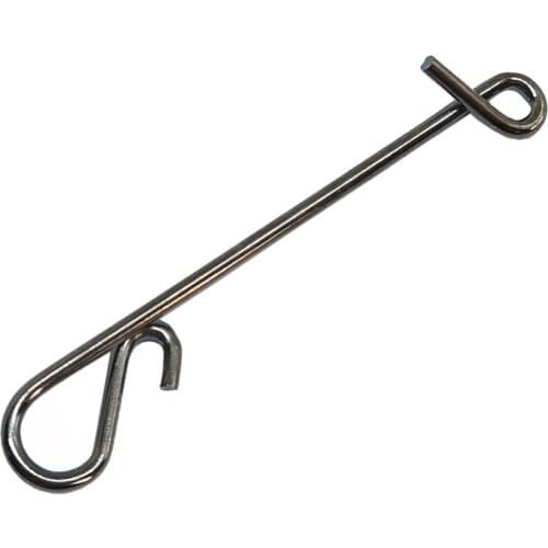 500pcs/lot Stainless Fishing Line Wire Fishing Connector Barrel Swivel Accessories Snap Pin Without Knot Tackle Tool Lure Kit