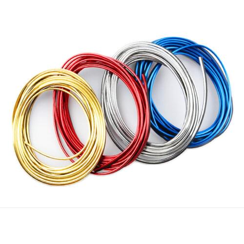 500 cm Free Adhesive Embedded Car Interior Mouldings Decorative Wire Interior Accessories