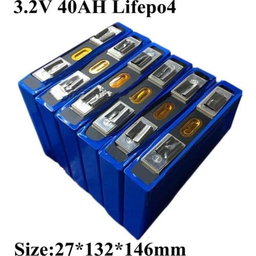 New 3.2V 40AH Lifepo4 Battery Power Battery Is Suitable for Solar Battery Electric Vehicle Electric Motorcycle Inverter Battery