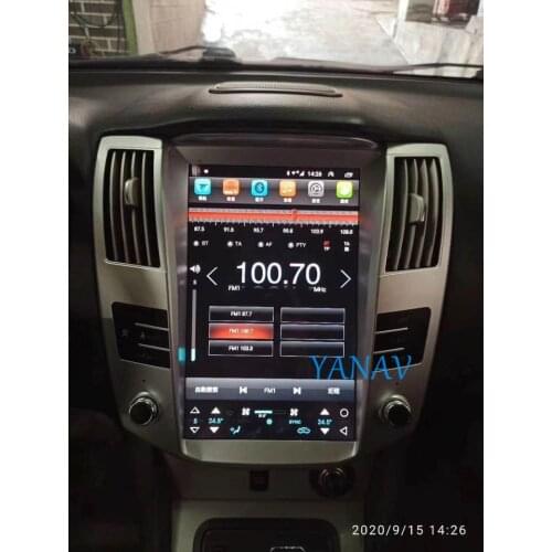 11.8" Car Audio GPS Navigation For-Toyota Harrier/For-Lexus RX300 RX330 RX350 RX400h 2004-2008 car stereo multimedia MP3 player