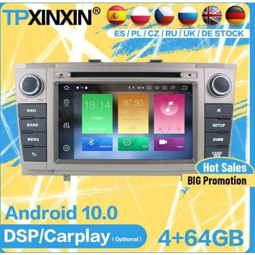 Car Radio Stereo Receiver Wireless Android For Toyota Avensis T27 2009 2010 2011 2012 2013 2014+ GPS Player Auto Audio Head Unit