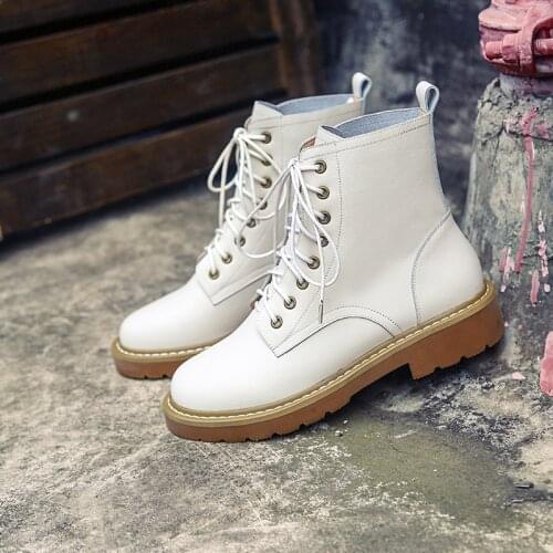 SKLFGXZY Autumn Women Chelsea Boots Genuine Leather Ankle Boots for Women Casual Motorcycle Shoes Winter Fur Couple Shoes