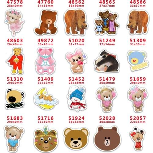 Choshim Diy accessories Cartoon flat back planar resin diy decoration crafts accessories 10pieces,DIY handmade PR47578