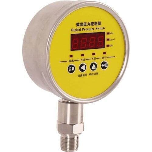0-50kPa 100kpa 1.0Mpa 1.6Mpa 2.5Mpa 10Mpa 16Mpa 25Mpa 40Mpa digital pressure controller AC380V pressure gauge with relay output