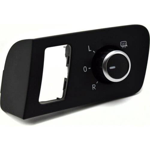 For VW Touran Caddy Chrome Wing Mirror Switch Exterior RearView Adjust Knob Folding Heating Function 1TD 959 565 A 1TD 959 565A