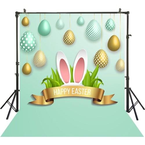 HUAYI Easter Day Photography Backdrop Newborns Baby Child Easter Spring Photo Booth Background Studio Portraits Backdrop XT-6377