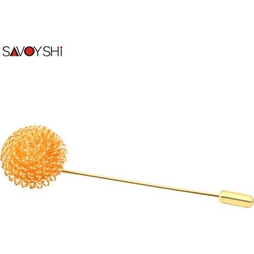 SAVOYSHI Fashion flower brooches Pin Cardigan Shirt Shawl Pin Coat Sweater Pins Badge Wedding Gifts Jewelry Accessories