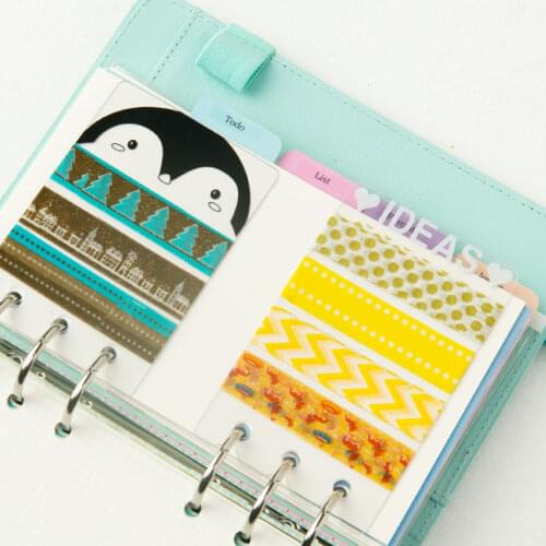 Dokibook New Straight Ruler Loose-leaf Cartoon Rulers Transparent Kawaii Animal Ruler Tape Packing Plates hot