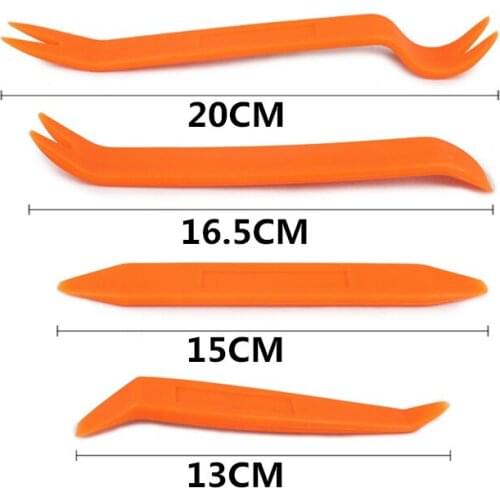 New 4pcs Auto Car Radio Panel Door Clip Trim Dash For Renault Kangoo DACIA Scenic Megane Sandero Captur Twingo Modus Koleos