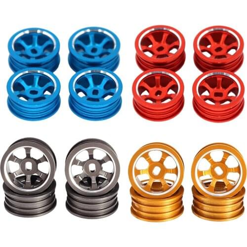 0.8' Upgrade Wheel Rim Set 4pcs for WLtoys 1/28 Scale P939 K969 RC Car