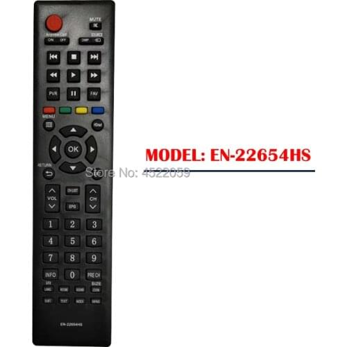 EN-22654HS REMOTE CONTROL FOR HISENSE TV EN22654HS 32K220W 40K220PW 50K220PW 55K220PWG