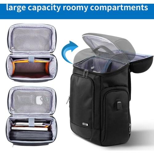WIERSOON Expandable Backpack Men for 15.6 Inch Laptop Backpacks Male Travel Backpack Bags Large Capacity Mal