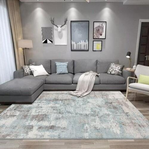 Nordic Abstract Colorful Carpet Living Room Bedroom Area Rugs Sofa Coffee Table Study Room Carpets Office Decorative Floor Mats
