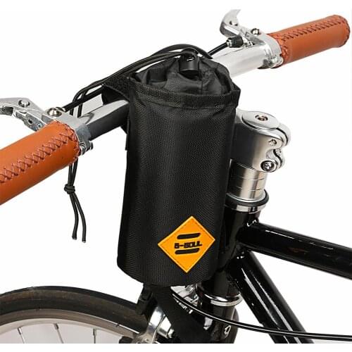 B-SOUL Bicycle Front Frame Bag With Water Bottle Pocket Waterproof MTB Bike Bags Cycling Insulation Bag Bike Accessories