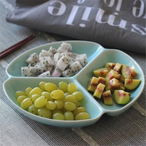 Buffet Plates for Salad Fruit Sushi Sauce Seasoning Dish 1PC Ceramic Combination Dinner Plate Porcelain Creative Dinnerware