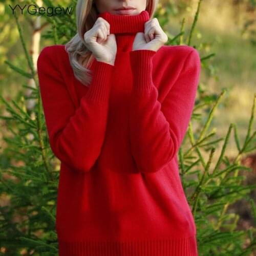 Winter Sweater Pullovers Women Long Sleeve Plus size Turtleneck Knitted Sweater Chic Woman Clothes Female Casual Streetwear