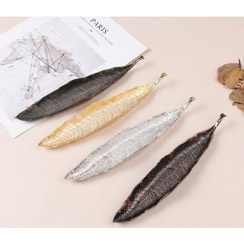 1PC Incense Holder Ash Catcher Long Leafs Censer Meditation Home Decor Accessories