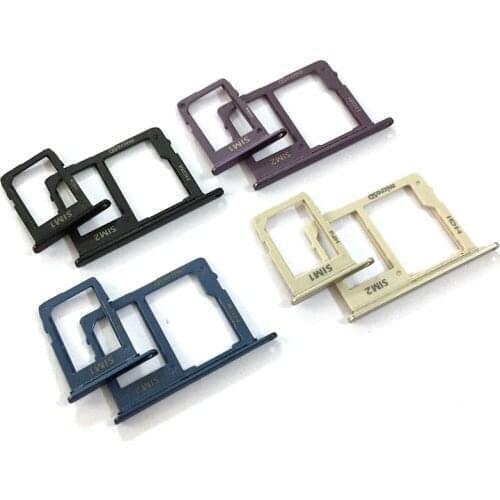 100PCS Sim Tray Holder For Samsung Galaxy J6 2018 J600 J600F SIM Card Tray Slot Holder Adapter Socket Repair Parts